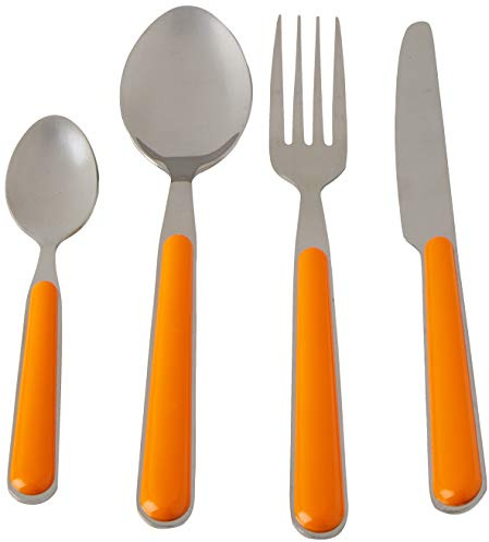 BRUNNER Delice Camping-Besteck-Set, 16-teilig, Orange