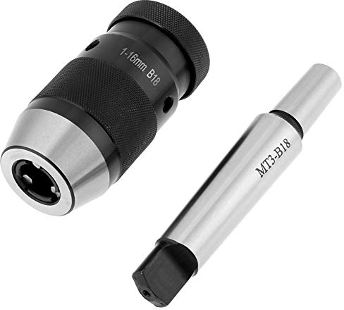 GOTOTOP Mandrin de Perçage Sans Clé 1-16mm Outil de Mandrin à Serrage Automatique avec Tonnelle