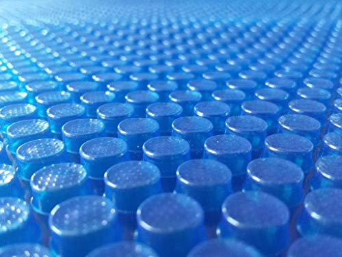 well2wellness Schwimmbad-Solarfolie 400my - Fertig Konfektioniert und Montiert Für Rechteckbecken 7,00 x 3,50 m - UV-Stabilisierte Solarfolie - Reguliert Die Temperatur des Pools - Farbe Blau