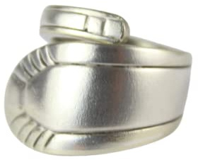 Besteckschmuck, Besteck Schmuck Ring, ca. 57 (18,2) Ring aus Besteck