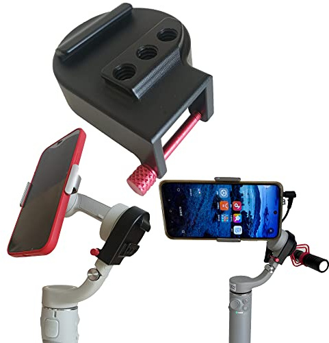 OM 5 OM 6 Cold Shoe Microphone Mount Ring Clamp Adapter Extension Bar for DJI OM5 6Applied to Rode Video Microphone, LED Spotlight, Vlogging
