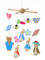 Peter Rabbit Baby Gifts - Wooden Mobile, Beatrix Potter Characters - Peter Rabbit Nursery, First Birthday Gifts for Girls Boys - Official Licensed Peter Rabbit Gifts by Orange Tree Toys, Multicolour