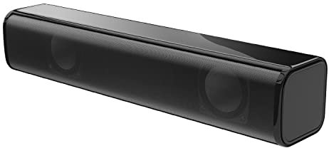 FIDDAA USB Altavoz de computadora, Altavoz portátil, Barra de Sonido Mini portátil for PC con Windows, computadora de Escritorio y computadoras portátiles