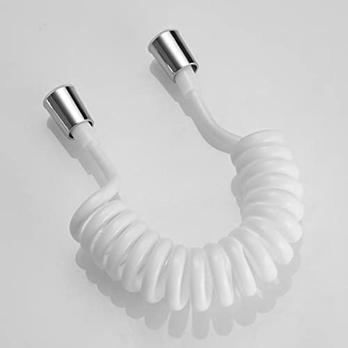 BiaoTeng Raccord Flexible Douche 1/2,Flexible De Douche 1/2,Anti-Torsion,Tuyau Flexible Douchette Wc,Flexible De Douche 1/2,Flexible De Douche Universelle,Blanc
