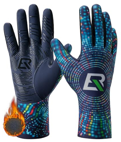 ROCKBROS Fahrradhandschuhe Herbst und Winter Vollfinger-Handschuhe Elastische Anti-Rutsch Radhandschuhe zum Radfahren Fahren Wandern Damen und Herren Größe M-XXL