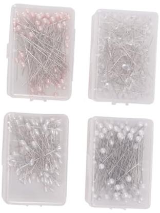 TOPPERFUN 400stücke Perlennadeln Mit Tropfenform Edelstahl-stecknadeln Für Nähen Und Basteln Boxen Pro Farbe Für Kreative Projekte Und Dekorationen