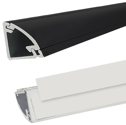Kabelkanäle Aluminium-Kabeldurchführung Selbstklebende Kabeldurchführung Ohne Löcher Leicht Zu Installieren Und Zu Reinigen, Wandabdeckung Für Computer-/ Ethernetkabel ( Color : Black , Size : V30 )