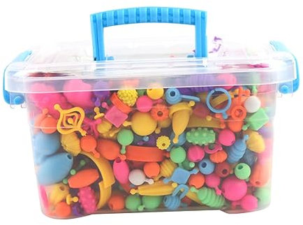 ORFOFE DIY Perlenspielzeug Mit Kunststoffperlen Für Armbandbasteln Kinderspielzeug Zum Basteln Von Accessoires Kreativität