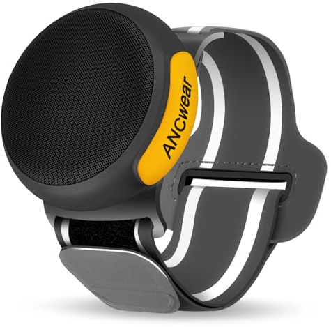 ANCwear Wearable Bluetooth Speaker with Clip, 3-Way Portable Mini Speaker