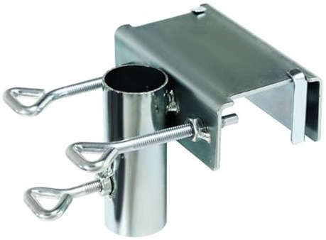 Sonnenschirmhalter – robuste Schirmklemme | Schirmhalter | Metall Schirmständer Eisen Sonnenschirmhalter für Hof, Balkon, Deck, Boote | Schirmhalterung Deckhalterung für Sonnenschirme