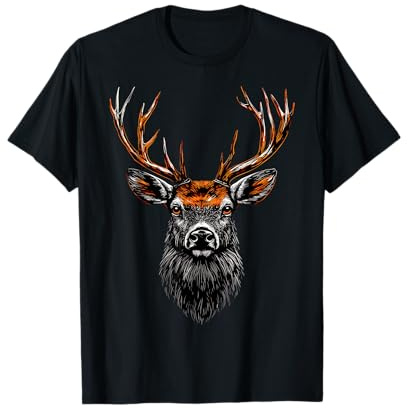 Bois de Cerf Chasse Chevreuil Cerf Rouge Bois de Cerf T-Shirt
