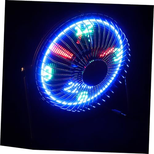 LAPYAPPE Orologio A Led Con Struttura in Metallo E Display Della Temperatura Per Ufficio Casa E Viaggio