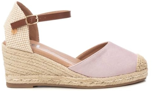 XTI - Sandalias con Cuña Mujer Lila - Calzado Cómodo y Versátil - Moda casual - Modelo 14074619 (Talla 36)