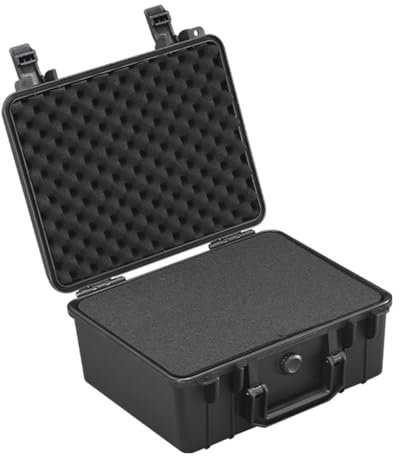 Fuhjythy Estuche para Herramientas, Protector, A Prueba de Golpes, Sellado, Resistente Al Polvo, Rígido, para el Hogar, Almacén Al Aire Libre, Estuche de Transporte Compacto Multiusos, e