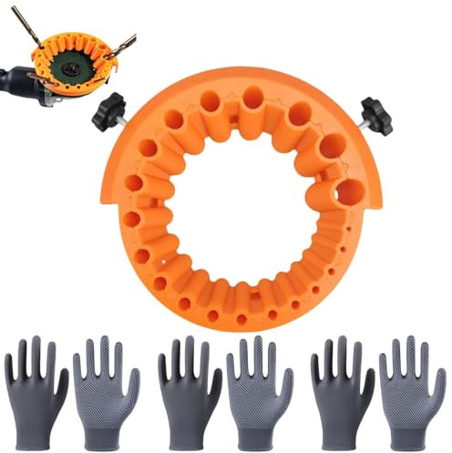 Générique Affuteuse Foret, Nouvelle Affuteur de Foret, Améliorée Meuleuse Forets, pour Forets de 2 à 13 mm et Meuleuse de 115/125 mm, avec Gants