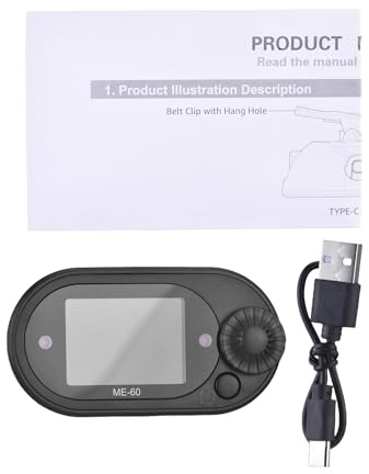 Kavolet Elektronisches Metronom, Farbbildschirm, Hochpräzises Display, Synchronisation für Musiker, ABS-Kunststoff (Schwarz)