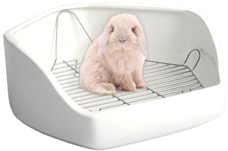 Coin Toilette Lapin, bac à litière pour Petits Animaux - Poêle d'angle pour Petits Animaux | Petit Pot d'entraînement pour de Compagnie, bac à litière d'intérieur en Forme de pentagone pour