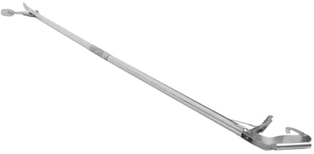 ZUNOXAZ Pinza de Agarre Plegable de 118 CM en Acero Inoxidable, Herramienta para Pacientes Encamados y Ancianos, Adecuado para Recoger Objetos en Casa