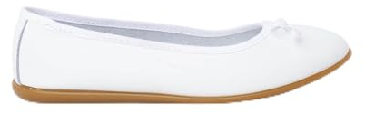 Pisamonas Tvättbara Ballerinas Med Rosett Size 37 Color Vit