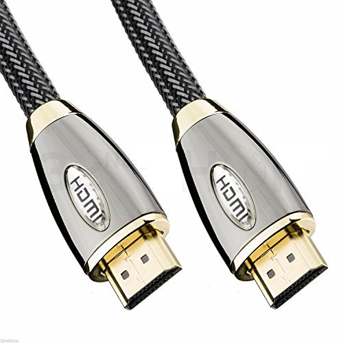REALMAX®[New Version] 0.5m 1m 2m 3m 4m 5m 10m High Speed HDMI Cable For All HD Ready Devices Smart TV Xbox PS4 PS3 Laptop HDTV Virgin Sky BT Set Top Box Projector DVD BluRay Player PC And More (4m)