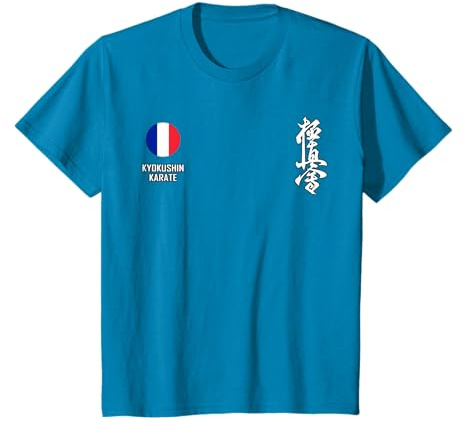 MartialArtsShop T-Shirt Homme Noir Uni Coupe Classique Manche Mi-Longue Small Karaté Kyokushin