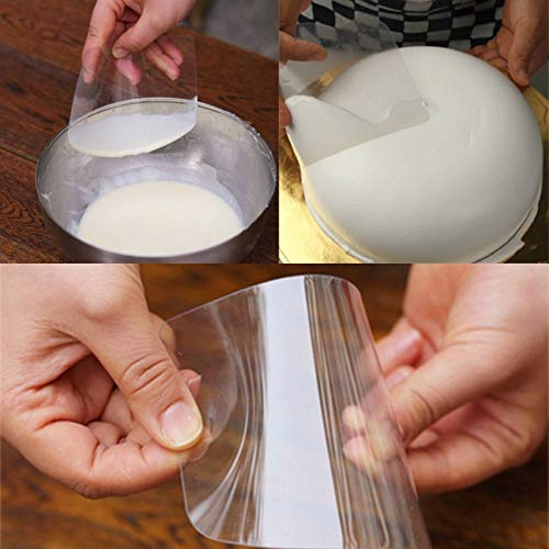 TOSSPER Plastica Soft Pasta Glassa Scraper Fondant Raschietto della Torta Decorazione da Forno Pasticceria Strumenti Spatole Spatole Frastagliate Taglierine