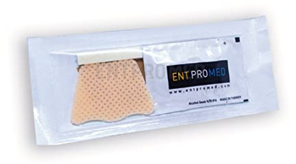 Thermoplastic External Nasal Splint - Beige Colour - a Kit, Post Nasal Surgery, Rhinoplasty, Septoplasty, ENT Product. (Small 36mm x 54mm)