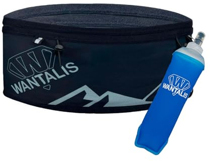 Wantalis Adulte Unisexe Weasy 2 Ceinture De Running, Noir, S EU