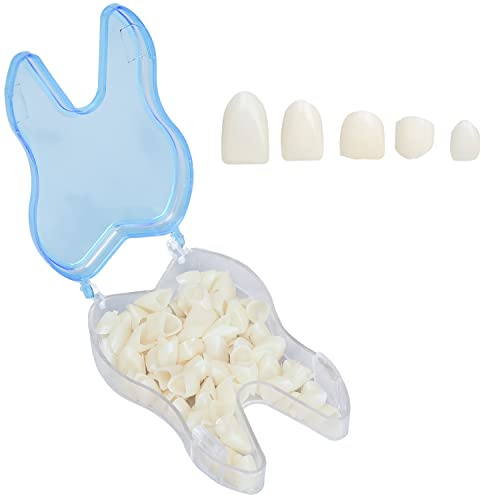 NAUZE 50 Pieces Temporary Crowns Anterior Molar Crown Denture False Teeth