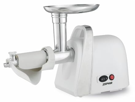 La zappa Passapomodoro + tritacarne con corpo in plastica e acciaio 800 W
