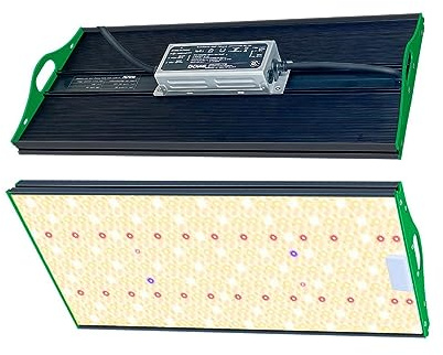 GaRcan Lampe de Culture LED étanche à Spectre Complet pour Plantes d'intérieur, intensité Variable XL500/XL1000, Panneau de chaîne en Marguerite, 1000/500w