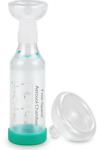 free-space Katzen-/Hunde-Inhalator-Abstandshalter mit runder Silikonmaske, Katzen-Aerosolkammer mit Atemanzeige 2 Maske (Katze)