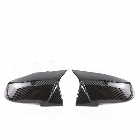 SKINFORD Auto Spiegelkappen Für BMW 1 2 3 4 I3 x1 Serie F20 F30 F31 F32 F36 320i 328i 330d 335i M3 Look Ersatz-Spiegelabdeckung aus echtem Carbon Rückspiegel Abdeckung Kappe