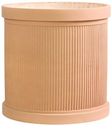 Olly & Rose XL - Jardinière en fibre ondulée, 45 cm, terracotta extra grande