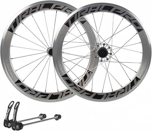 Cykelhjulset snabbfrigörande fälgbroms 700C landsvägscykel aluminium fälg stöd 7/8/9/10/11 hastighet kassett hjul tätningslager 20/24H silver, 700C/40 mm
