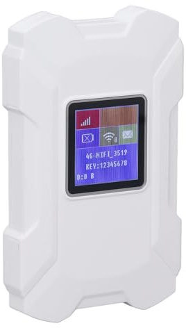 Bewinner 4G LTE WiFi Mobile Hotspot, Unlocked 4G Modem Router with SIM Card Slot, Portable WiFi Router Hotspot Devices for Travel, Connects Up to 32 Devices (White)
