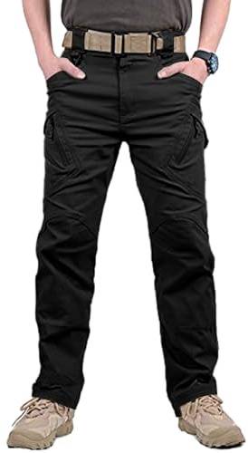 YAOBAOLE Pantalon Tactique Homme X9 Cargo Treillis Militaire Randonnée Chasse Pantalon de Travail avec Plusieurs Poches