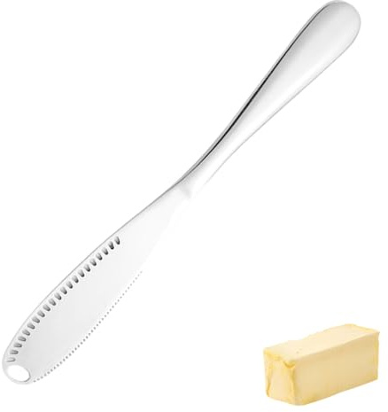 RLMVGBX Stainless Steel Butter Spreader, Butter Knife - 3 in 1 Kitchen Gadgets
