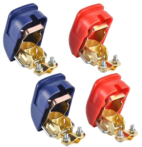 2 Paare Schnellverschluss Batterieklemme,12v Batteriepolklemmen Set,Batterie Polklemmen,Batterieklemme Schnellklemmen,Batterieanschlüsse Für Auto Motorrad Truck Boot Rot Blau | Batterie Polklemmen,Batterieklemme Schnellklemmen,Batterieanschlüsse Für Auto Motorrad Truck Boot Rot Blau