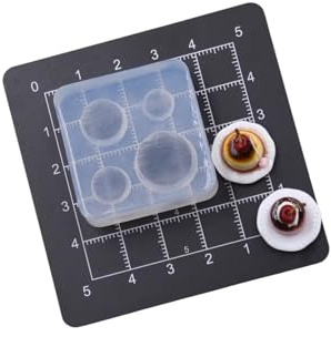 Strudy Moule à dessert miniature pour les amateurs d'art et d'artisanat en silicone robuste souple et robuste