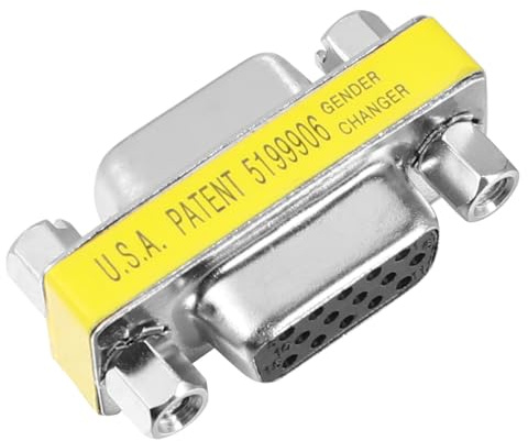 IMIKEYA Adaptateur Vga Femelle-Femelle 10 Pièces Coupleur Vga 15 Broches Mini Extension Câble pour Bureau Maison et Loisirs