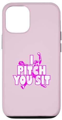 T-Shirt « I Pitch You Sit » - Pichet de Softball Coque pour iPhone 12/12 Pro