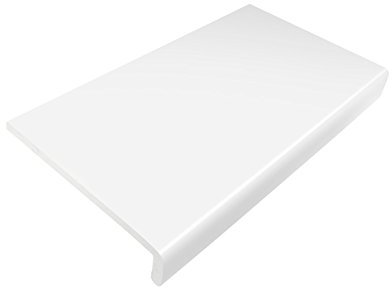 175mm White UPVC Window Board/Cill Cover 2.5m Long 9mm Thick Plastic Window Sill Capping