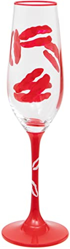 Maturi Flûte à champagne peinte à la main, 220 ml, coffret cadeau