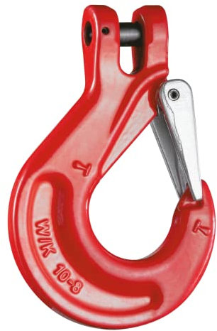 Gabelkopfhaken GK8 WLL 5300 Kg 13mm mit H-Stempel Zurrkette Kettengehänge Anschlaghaken Haken