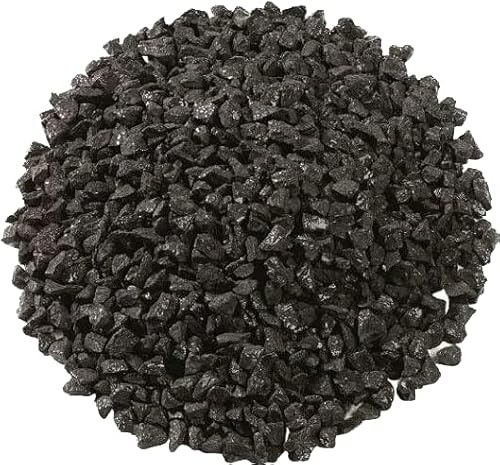 Black Basalt 14mm Decorative Garden Stones 25kg - Suitable For Use On Pathways‚ Loose Driveways and Mulching of Borders.