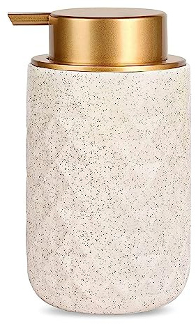 Sylfu Ceramic Foam Hand Soap Dispenser - 10.15 oz Foaming Soap Dispenser Hand Pump Dispenser, Ceramic Dish Liquid Dispenser for Kitchen,Sylfu Hand Wash Bottle Bathroom