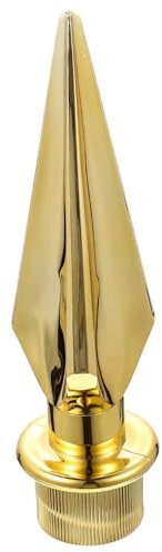 MERRYHAPY testa di pennone ornamento del cappello a terminale dellasta della bandiera punte di pennone Acciaio inossidabile decorare Hardware cappello a cilindro ufficio Componente plastica