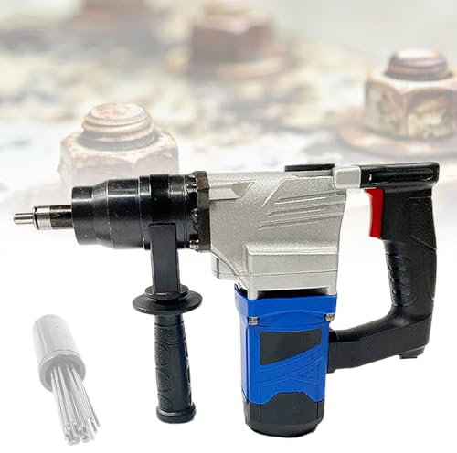 Nadelpistolen-Entferner, Mit Entrostungswerkzeug FüR Den PistolenköRper, Zum Entfernen Von Metallrost Und Zum Reinigen Von SchweißSchlacke, Motorleistung: 1,1 Kw