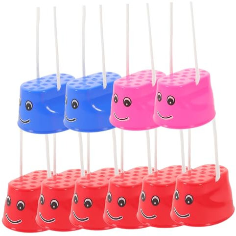 JOINPAYA Stelzenschuhe 5 Paare Strapazierfähiges Lebensmittelechtes Material Mit Massagepunkten Outdoor Sportspielzeug Für Kinder Im Kindergarten Zum Gleichgewichtstraining
